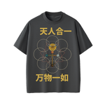 Alchemical monad sigil diagram hermetic sacred geometry tee

