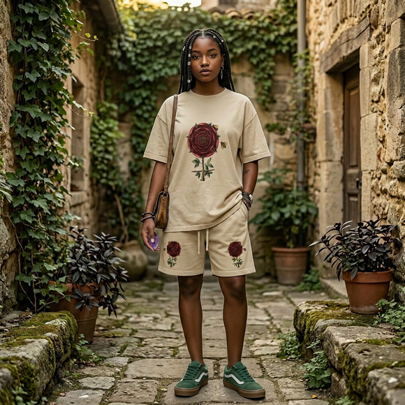 Dat Rosa Mel Apibus Alchemical Rose Occult Art T‑Shirt | Hermetic Hideaway